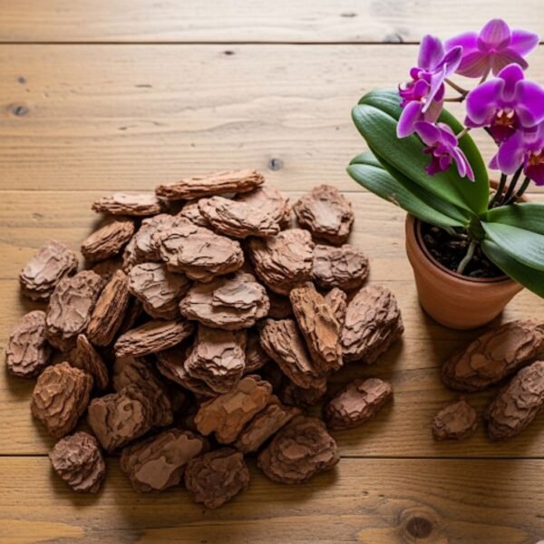 Corteza de pino chica Corteza de pino natural