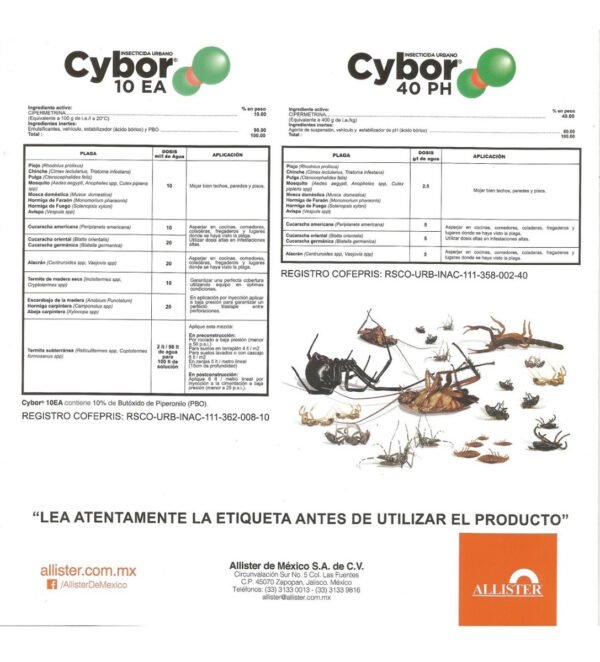 Cybor ficha técnica Cybor ficha