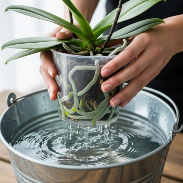 Orquídea Riego de orquídea
