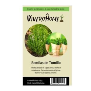 Tomillo portada Semillas de tomillo para huerto en casa