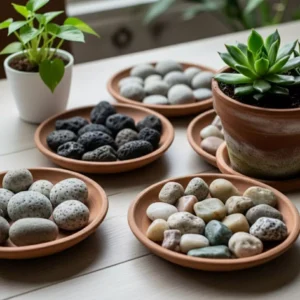 Piedras decorativas para macetas y jardinería