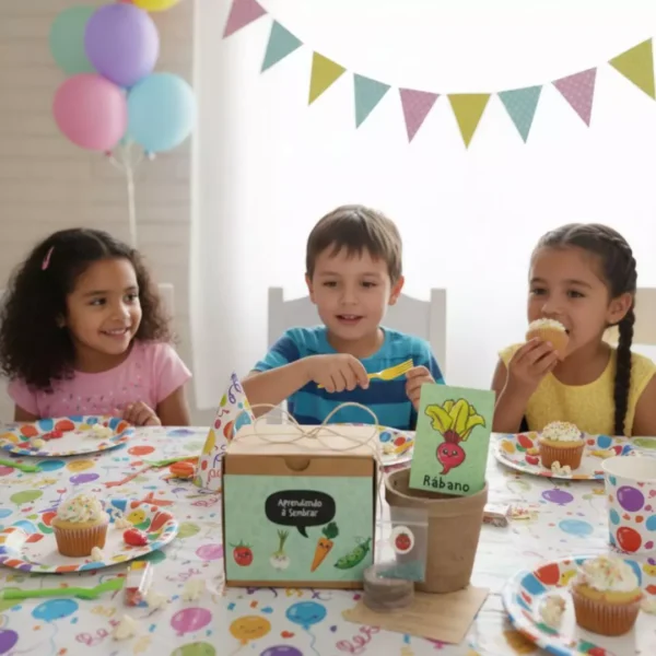 Regalos ecológicos CDMX Kits de huerto y kits de siembra para niños. Regalos de cumpleaños en CDMX