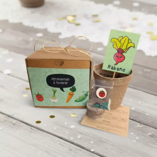 Kit de huerto infantil recuerdos ecológicos CDMX Kit de huerto infantil recuerdos ecológicos CDMX