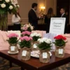Recuerdos eoclogicos CDMX eventos sociales y empresariales Flores envueltas en tela para evento social