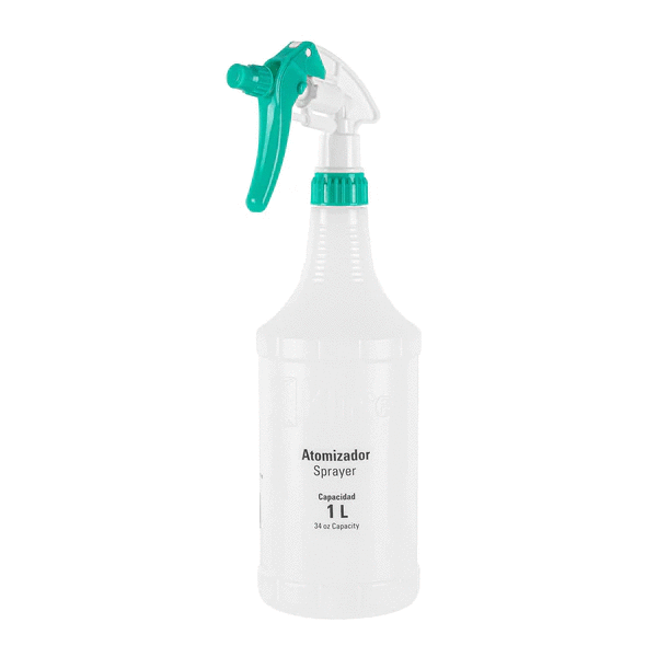 Atomizador 1 litro Atomizador klintek. Atomizador para regar plantas, asperjar follaje, limpiar hojas, aplicar insecticidas o fungicidas