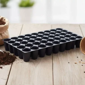 Charola de germinación flexible de 50 cavidades para huerto en casa y jardinería