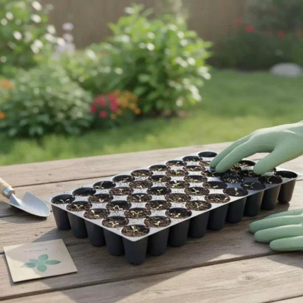 Charola germinadora huerto Charola de germinación flexible de 50 cavidades para huerto en casa y jardinería