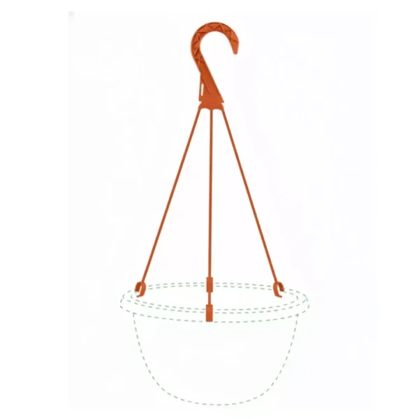 Gancho para macetas colgantes Gancho porta maceta de plástico