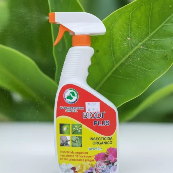 Insecticida orgánico para plantas Insecticida orgánico Biodiplus. Combate plagas sin contaminar tus plantas u hortalizas