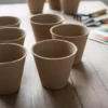 Macetas biodegradables vacías Macetas biodegradables de papel para huerto en casa y jardinería