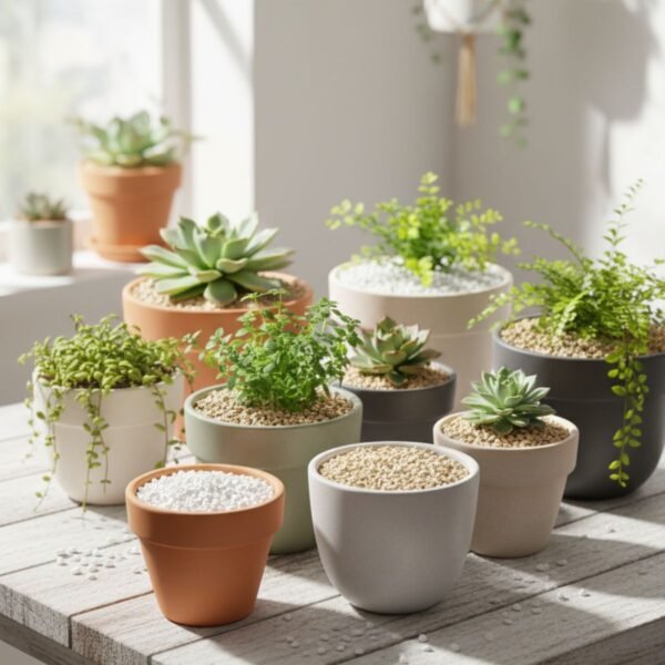 Piedra decorativa para plantas y macetas Piedra decorativa para macetas