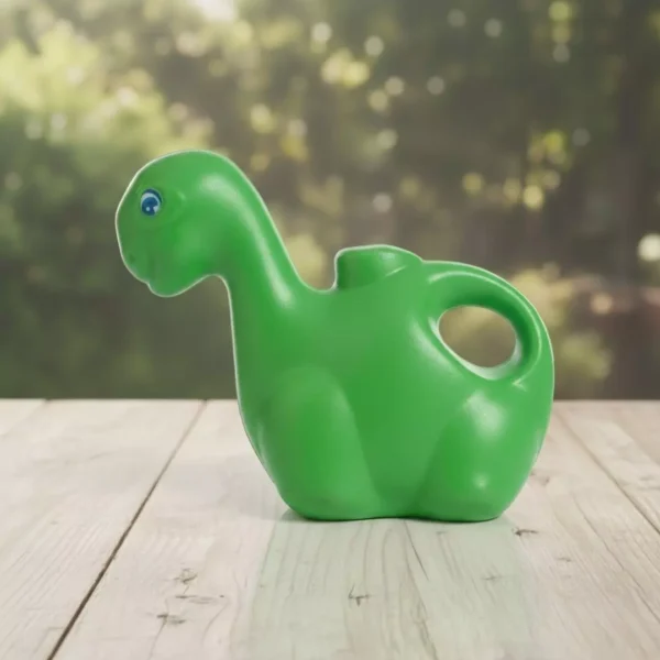 Regadera de mano para niños para plantas de jardín. Regadera infantil dinosaurio
