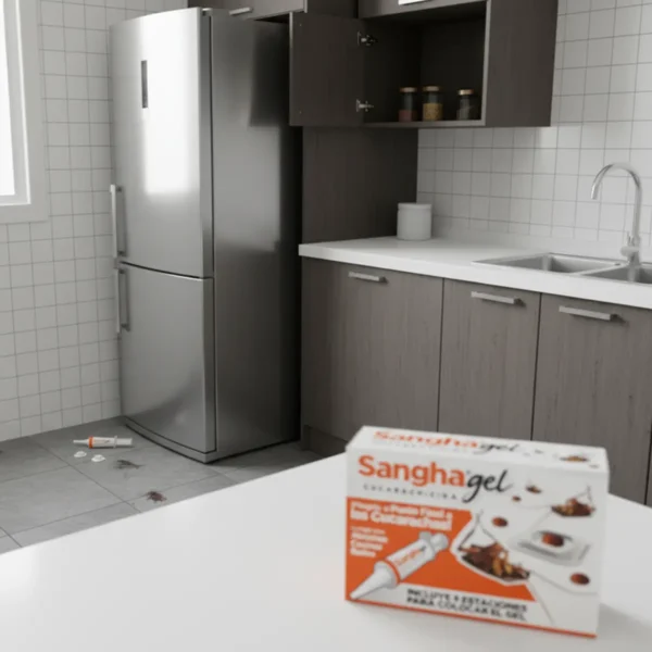Sangha gel, cebo biodegradable para combatir cucarachas. Muy efectivo. Para casa