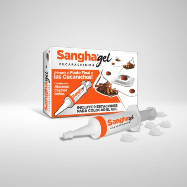 Sangha gel, cebo biodegradable para combatir cucarachas. Muy efectivo. Para casa