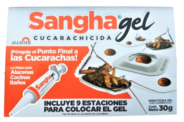 Sangha gel, cebo biodegradable para combatir cucarachas. Muy efectivo. Para casa