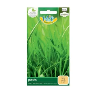 Semillas pasto terrenos secos Pasto para terrenos secos Hit. Rinde 1m2. Cubre pequeñas superficies de forma fácil