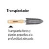 Trasplantador de mano truper Pala de mano delgada o trasplantador de mano Truper para jardinería