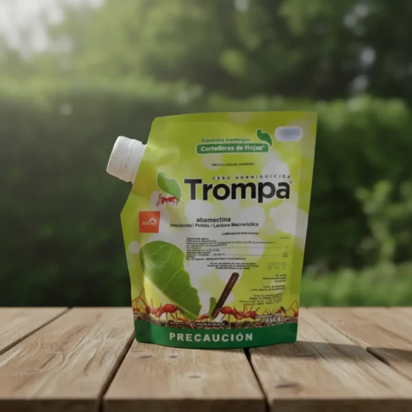 Trompa, cebo biodegradable para combatir hormigas cortadoras de hojas. Muy efectivo. Para casa y jardín