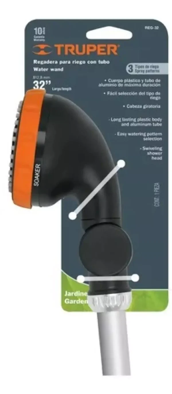 Truper aspersor tipo regadera Aspersor tipo regadera Truper 10325