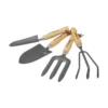 Herramientas de mano huerto Juego de herramientas de mano para jardinería y huerto 4 piezas Truper. Pala de mano, pala delgada, trasplantador, bieldo y rastrillo o cultivador