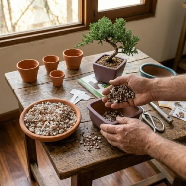 Sustrato base para bonsai Vinde